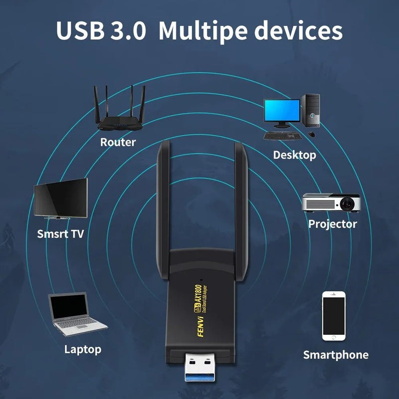 Wireless WiFi Receiver USB 3.0 
FENVI 1800Mbps