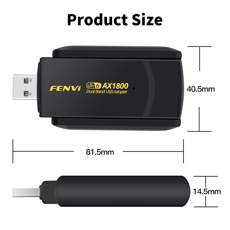 Wireless WiFi Receiver USB 3.0 
FENVI 1800Mbps